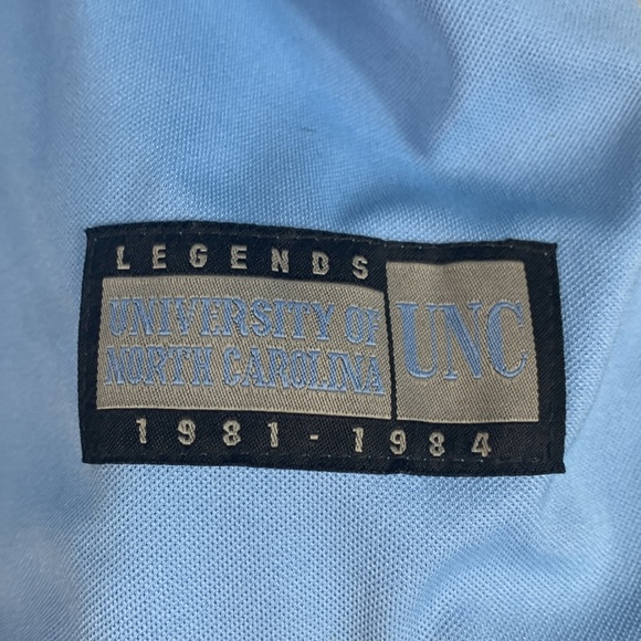 NWT Hardwood Legends North Carolina lite blue/white Michael Jordan jersey sz 52 - Picture 3 of 7